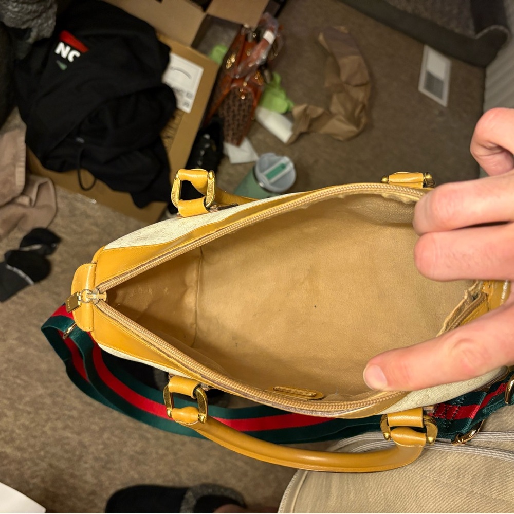 PRISTINE Vintage GUCCI GG Boston Bag - No Peeling - COA Included AUTHENTICATED - Picture 9 of 15